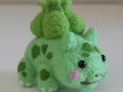 Bulbasaur Pokemon Needle Felt Plush